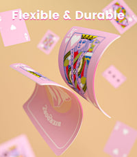 BIERDORF Waterproof Playing Cards, Deck of Cards, Poker Size – Fun for Kids & Family - Pink Alps - image 4
