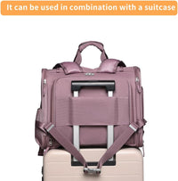 Pet Backpack Carrier for Small Dogs Medium Cats, Puppies - purple / 16.5"L x 10.0"W x 15.5"H - image 3
