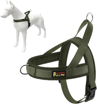 Plutus Pet No Pull Dog Harness with Front Clip - S: chest 17"-19.7" / Ranger Green