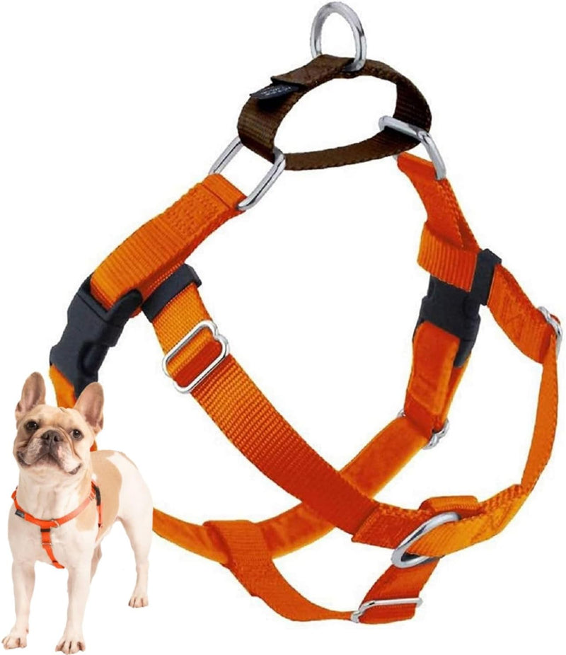2 Hounds Design Freedom No Pull Dog Harness - Rust / LG (Chest 28" - 32")