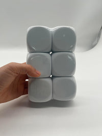 QIDIWIN 12 blank white EVA foam dice for kids to paint and decorate - view 14