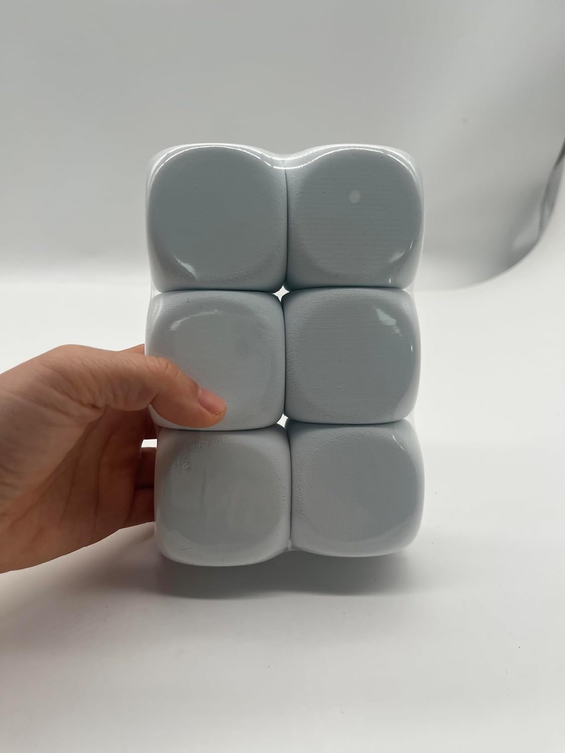 QIDIWIN 12 blank white EVA foam dice for kids to paint and decorate - view 14