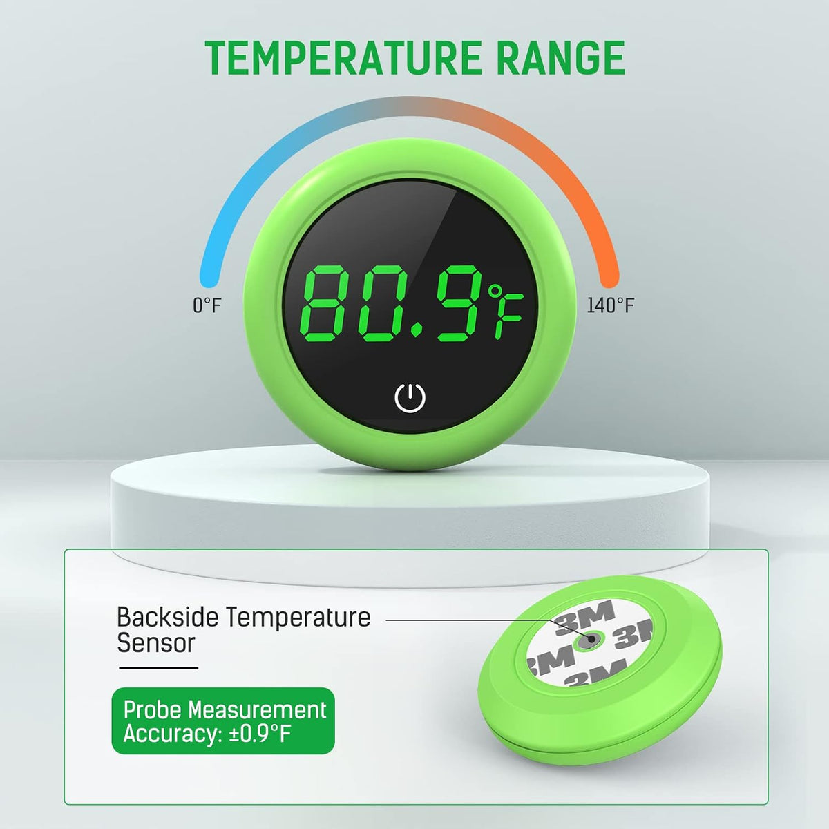 Fish Tank Thermometer, PAIZOO LED Aquarium Thermometer Digital - image 3