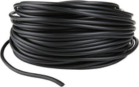 Aquarium 50 Feet Standard 3/16" Black Flexible Airline Tubing – Essentials for Fish - 100 Feet with connectors