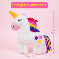 Avenir My First Sewing Kit for kids with a finished unicorn plush and pre-cut fabric pieces - view 8