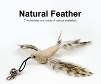 TTcat 3 Pack Grasshopper Cat Wand Refills - 4Pcs Flying Birds - image 4