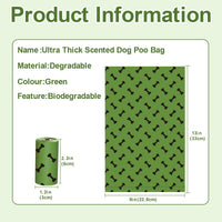 Green Dog Poo Bags Lavender scent, 270 Large Poop Bags - 270green - image 2