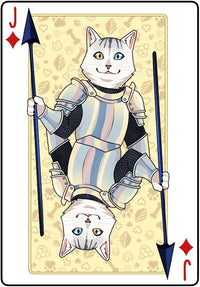 Cat Playing Cards Themed Deck for Adults - Collectible Card Games for Teens, Women and Men - Card Games For Adults on Family Game Night - 54 Cards for Solitaire or Poker - Fun Gifts for Cat Lovers