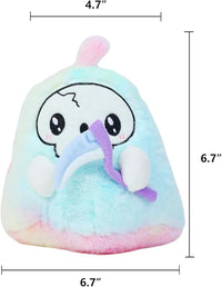 DODODOLA Dog Toys Puppy Toys Cute Squeaky Dog Toy with Crinkle Paper Stuffed Plush Halloween Dog Toys for Small Medium Large Dogs
