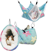 LEFTSTARER Cashmere Pet Bed Mat and Toy - Star-Green
