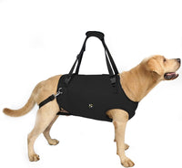 Coodeo padded breathable dog lift harness support sling with detachable adjustable belt