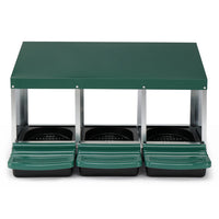 3-compartment Chicken Feeding Trough