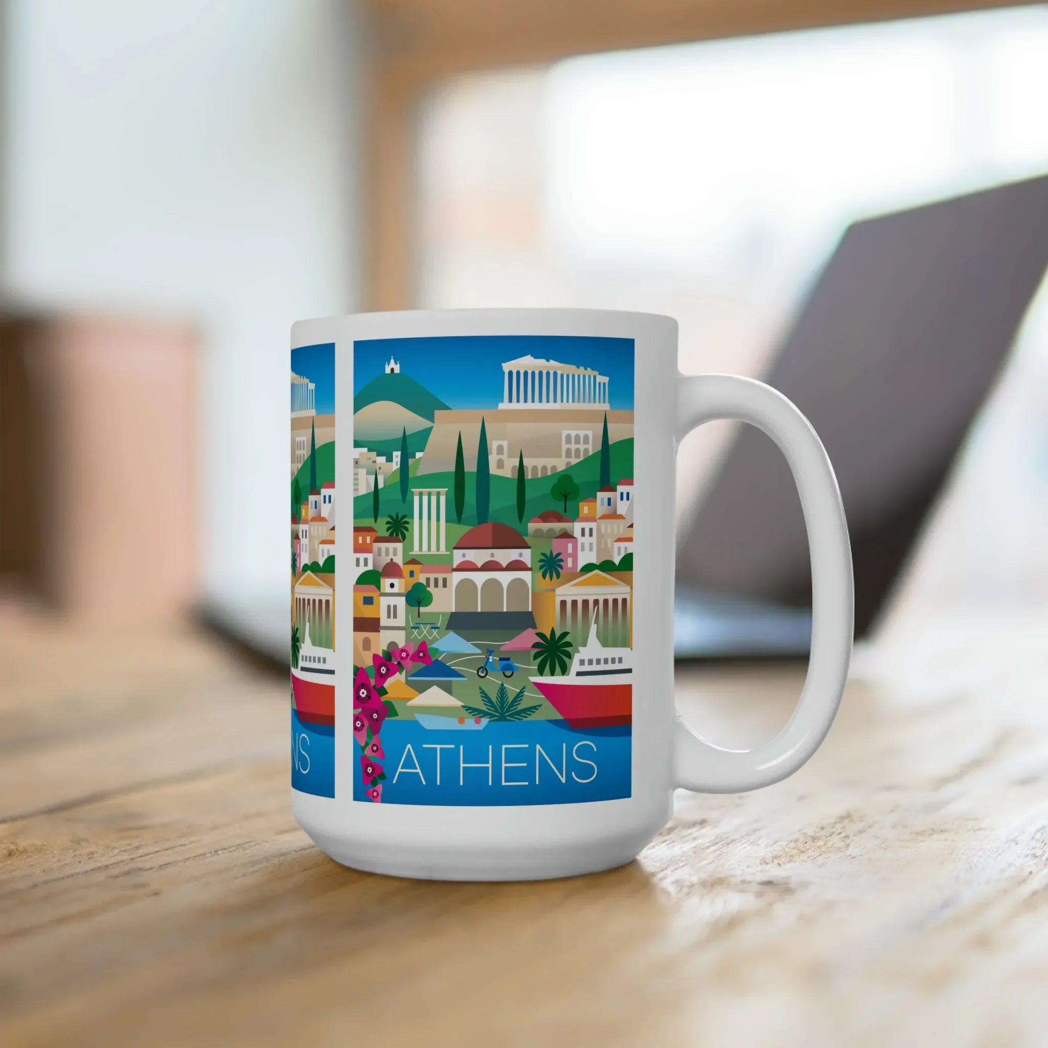 Athens Ceramic Mug 11oz or 15oz - BIG FRENCHIES