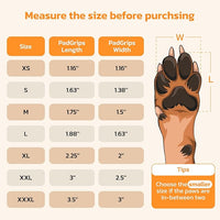 Non-Slip Paw Protector Pads for Senior Dogs, Anti-Slip Rubber Traction Stickers, Help Dogs Walk on Hardwood Floor, Pink 48pcs, XL for 41-60lbs