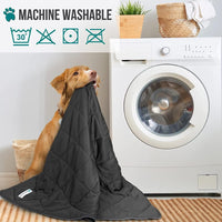 PetAmi Cooling Dog Blanket Lightweight for Small Pet Cat, 24x32 - Grey / X-Large (60x80) - image 2