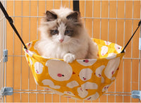 SHENGOCASE 2-Pack Cat Hammock Lounge Cat Hanging Bed for Cage Kennel - Orange - image 3