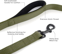 Plutus Pet Double Handle Dog Leash, for Medium Large Dogs - 5 FT / Ranger Green - image 2