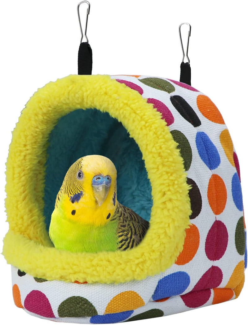 Litewoo Bird Hammock Winter Warm Parrot Nest Bed for Cage Accessory - Medium