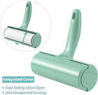 Large Lint Roller with Refills for Pet Hair Removal Extra Sticky 6.3 inch Wide Surface Lint Roller with Cover for Clothes Couch Furniture (Total 5 Sticky Rolls)