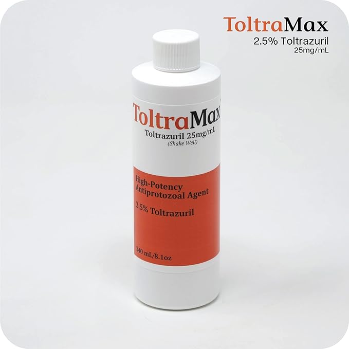 Toltrazuril 2.5% for Horses, Dogs, Cats, 500mL/16.9 Ounce, for Non-Food Chain Animals, Peanut Butter