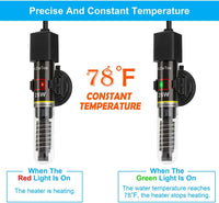 DaToo Mini Aquarium Heater 25W Small Fish Tank Heater 25 Watt - 25W - image 3
