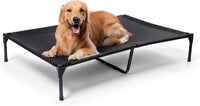 Garnpet Elevated Dog Bed for Large Dogs - Dark Grey / X-Large