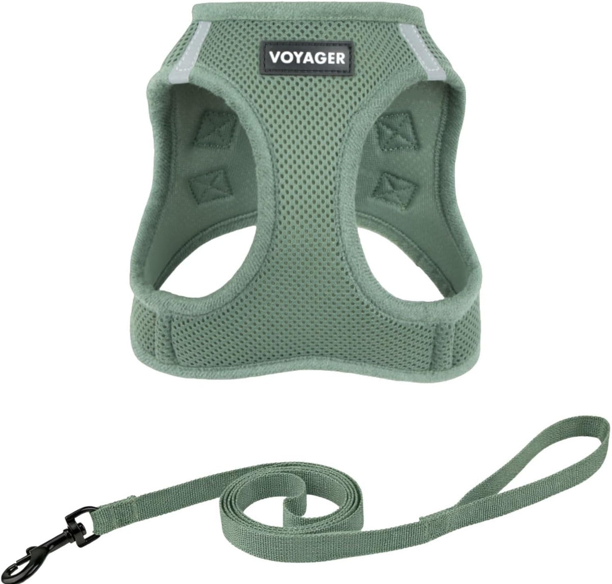 Voyager Step-in Air Cat Harness & Leash Set, XS - Moss Green / XS (Chest: 13.5 - 15")