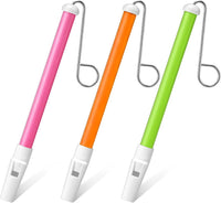 Boao 3 Pcs Slide Whistle Kid Toy, Blue, Yellow, Purple - 3 / Pink, Orange, Green