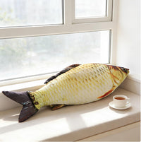 OPHRBU 24 inch fish plush pillow shaped like a realistic carp with soft short plush fabric - view 6