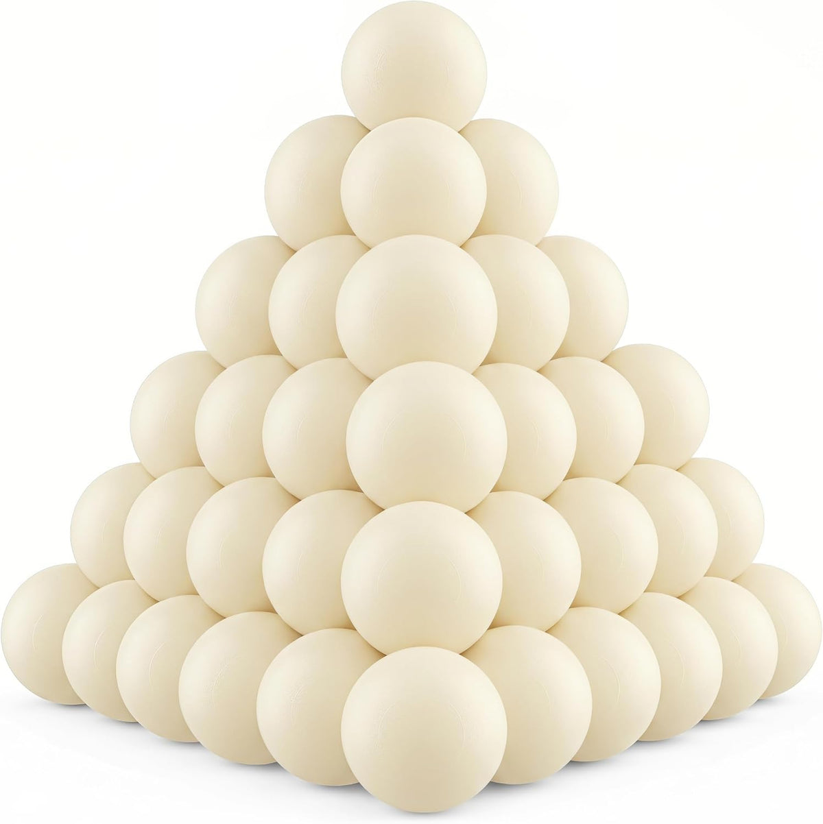 Clear Ball Pit Balls - Crush Proof Plastic Toy Balls for Boys and Girls – Fun for Kids & Family - 170 PACK / Milky White