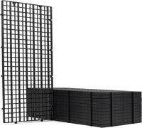LINLAN 4 Pieces 11.8x11.8in Aquarium Grid Plastic - S 12pcs