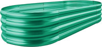 Land Guard Green Raised Bed, 6×3 ft Elevated Planter Box, Raised Beds for Gardening Vegetables（Green）…