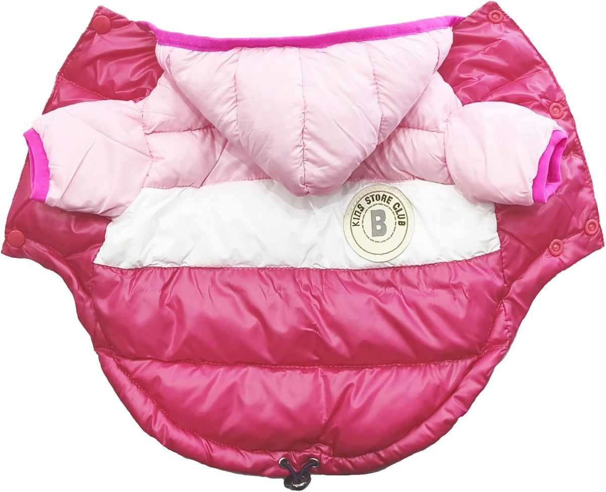 Dog Vest Winter Coat for Small Dogs Boy Girls - Pink / X-small-chest 12 In, Back 8 in