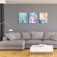 Abstract Wall Decor For Living Room Canvas Wall Art Paintings For Bedroom Colorful Color Abstract Wall Artworks Pictures For Office Kitchen Decoration Bathroom Home Decorations Art 3 Piece 16x24 Inch