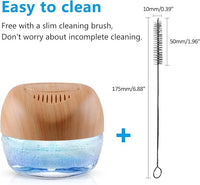 Water-Based Purifier Air Washer, Air Revitalizer & Freshener, Air Fresher with 7 LED Color Changing Light for Rooms (LightYellow)