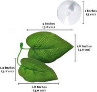 SunGrow Plastic Leaf Plant, Heavy-Duty Ceramic Base - 2 Inches / 2 - image 2