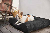K9 Ballistics Tough Rectangle Pillow XXL Extra Large Dog Bed - Removable Cover, Washable, Durable & Water Resistant Dog Bed Made for Big Dogs 68"x40", Obsidian Black