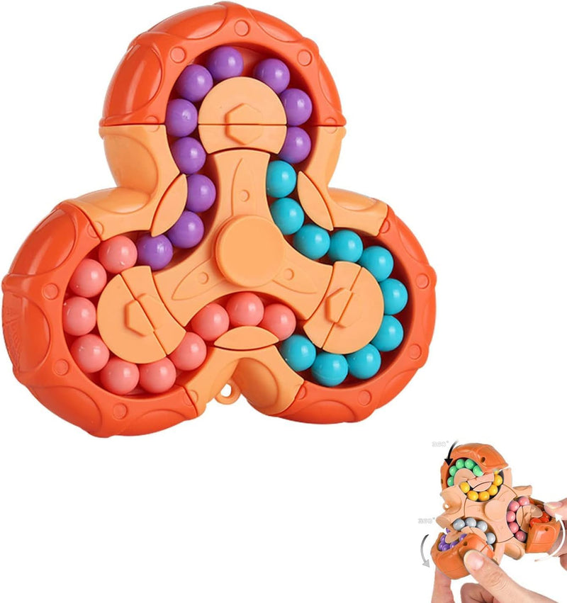 YUDANSI Magic Bean Puzzle Toy - 3head-orange