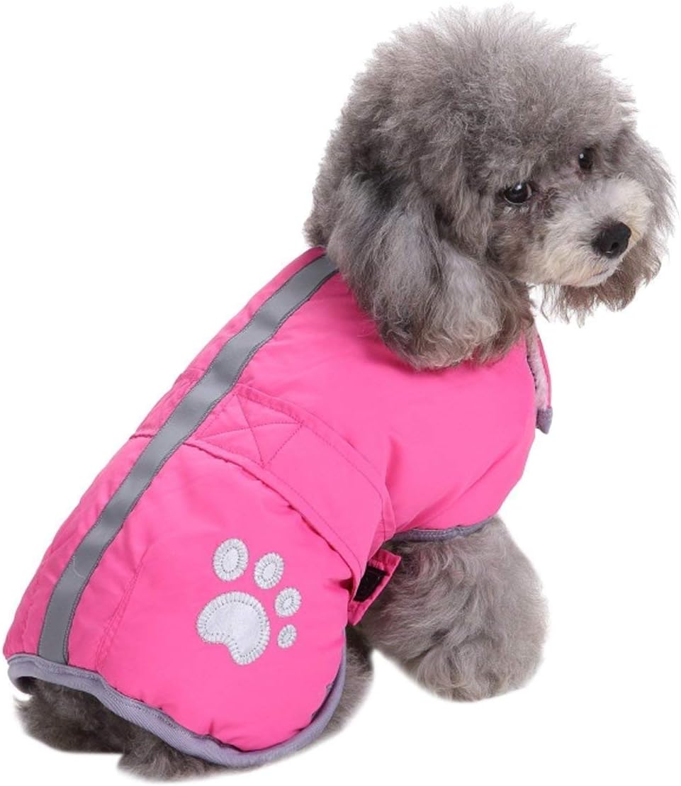 Queenmore Cold Weather Dog Coats Loft Reversible Winter Fleece Dog - X-Small / Pink