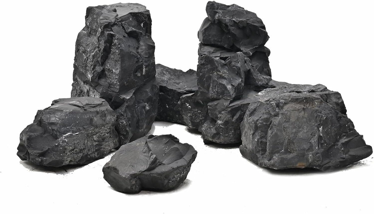 Aquarium Rock 5lb Fish Tank Stones for Aquarium Aquascape - 20LB(8pcs)3-9in.