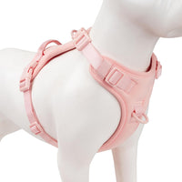 Sunraymascota No Pull Dog Harness for Medium Sized Dogs Puppy Vest - Light Pink / XS(Neck:11.8-16.5", Chest:14.2-19.7")