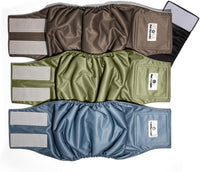 Pet Parents Washable Belly Bands for Male Dogs + Extendrs of Durable - Medium (16-20") / Koda