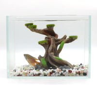 relaqcc Reptile Decor Aquarium Decorations Artificial Moss Resin Fish - Small-A - image 4