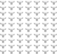 Ceramic White Coralline Coral frag Plugs Coral frag Base Round 20pc – Essentials for Fish - round，24mm，70pcs