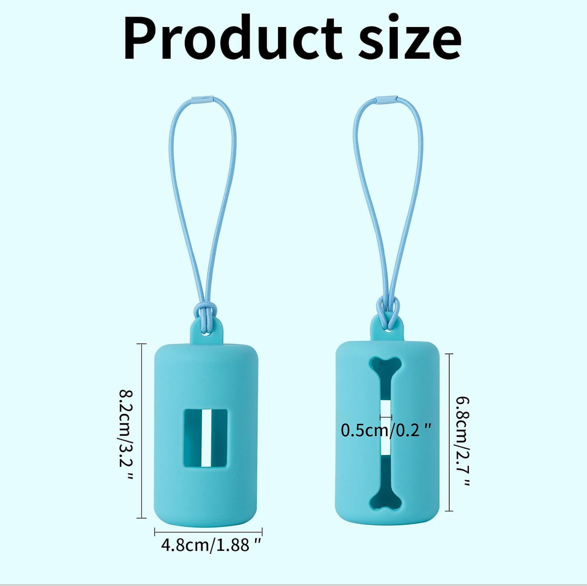 3Pack Dog Poop Bag Holder for Leash - image 3