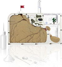 ELNMLHT ant farm castle with yellow sand, water tower and tool kit