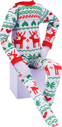 E-Ting one-piece Christmas pajamas for elf doll in reindeer style - view 8