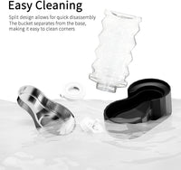 RIZZARI 8L Elevated Dog Water Dispenser: Gravity Waterer for Large - Dark Black / 8L - image 3
