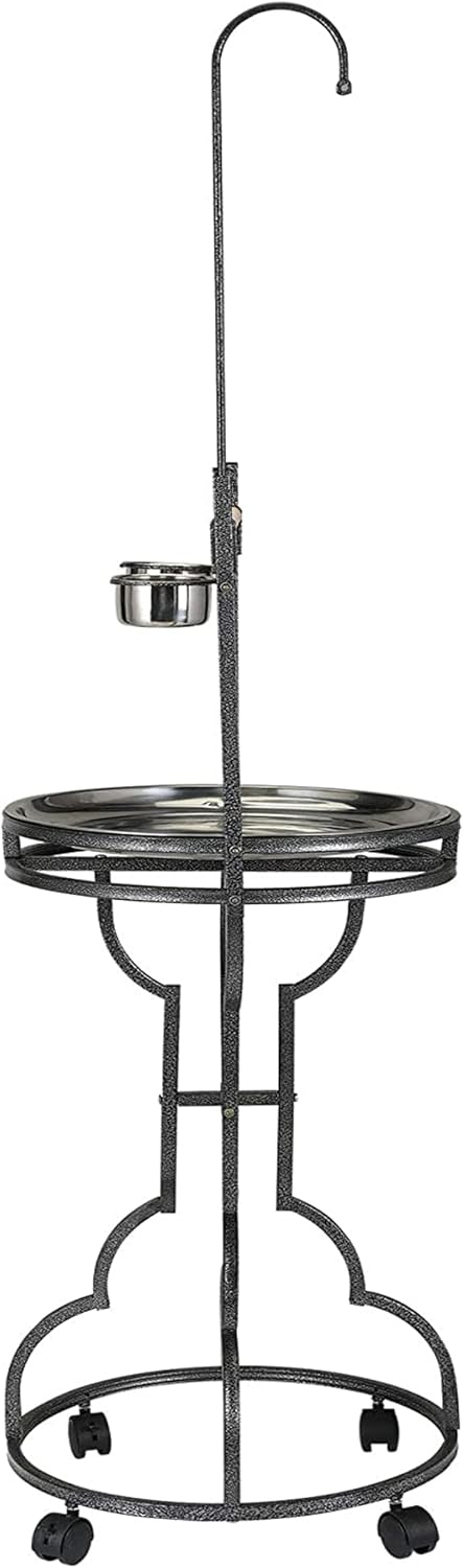 Elegant and Strong Durable Wrought Iron Parrot Bird Play Gym Ground - image 2