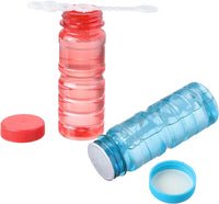 novelinks 24 pack of 4 oz bubble bottles with wands in six bright colors - view 16